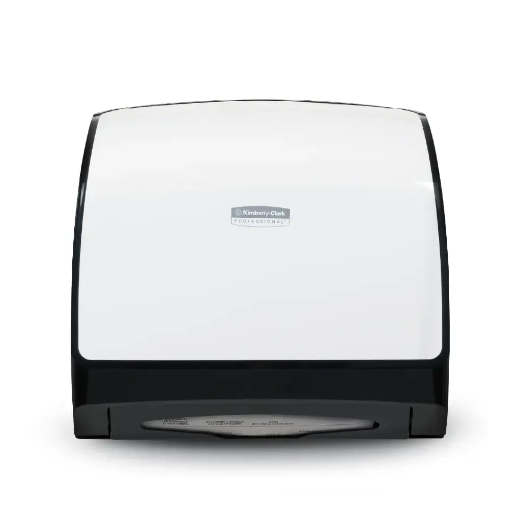 Dispensador MOD para Papel Toalla Interfoliado - Blanco y Negro - KCP