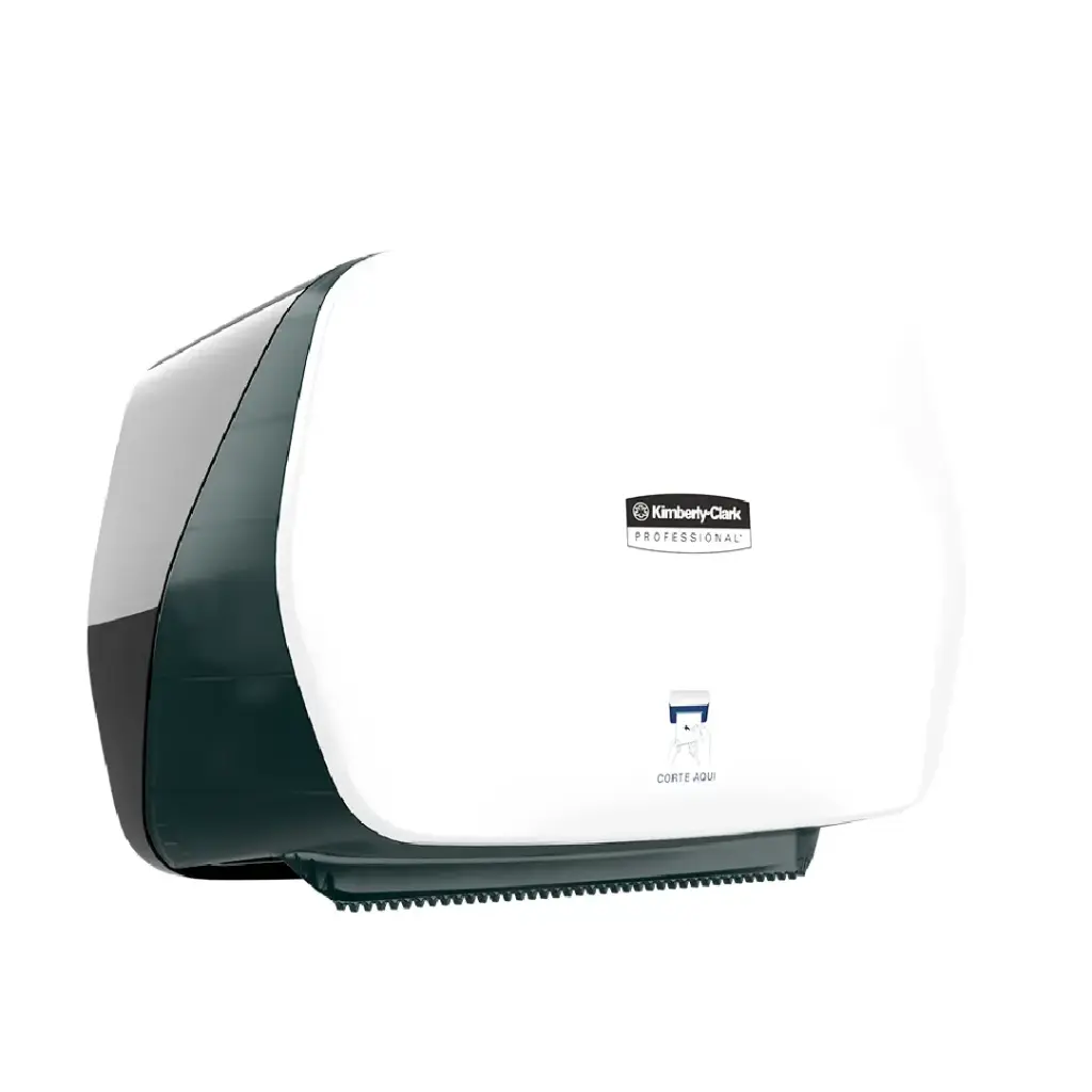 Dispensador MOD Slimroll para Papel Toalla de Mano Scott Basic - Blanco y Negro - KCP