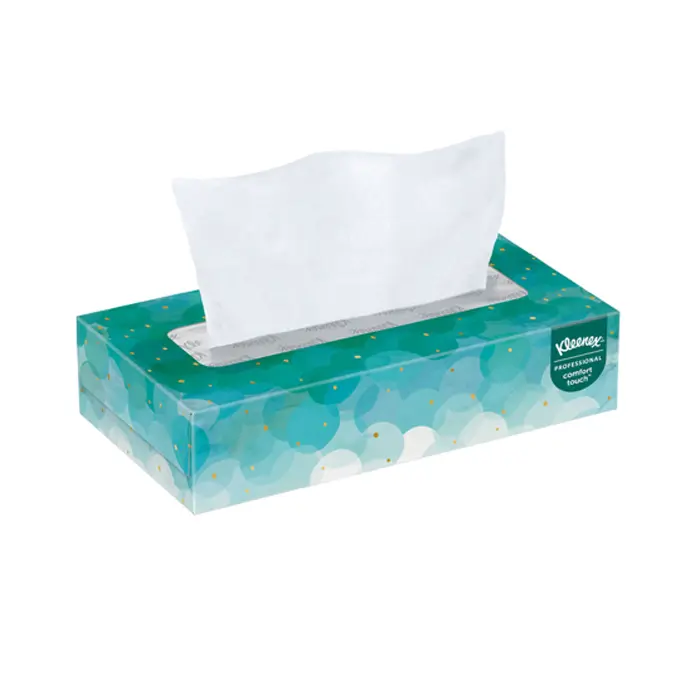 Papel Facial Grande - 100 Hojas - Blanco - Kleenex - KCP