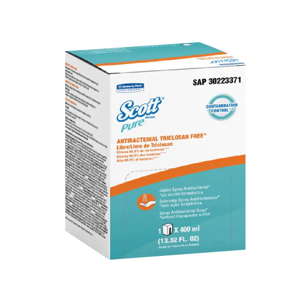 Jabón Antibacterial en Spray para Manos - 400 ml - Scott Control Pure - KCP