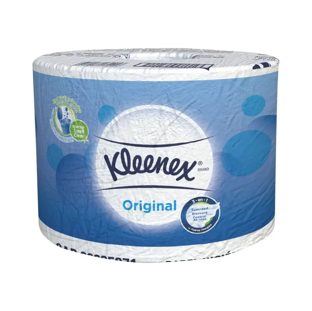 Papel Higiénico - Blanco - Kleenex - Caja de 24 Rollos x 450 m - KCP