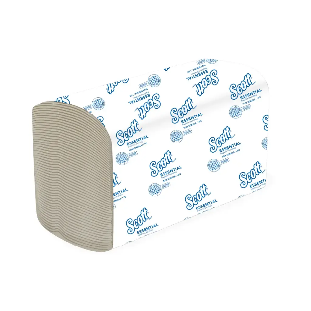 Papel Servilleta Interfoliada Pop Up - Natural - Scott Essential - Caja de 20 Paq. x 315 Hojas - KCP