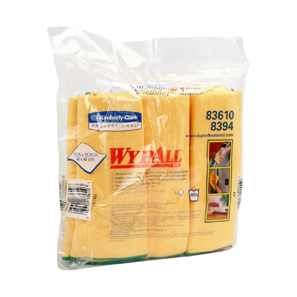 Toallas WypAll de Microfibra para Limpieza General - Paq. de 6 Paños - KCP