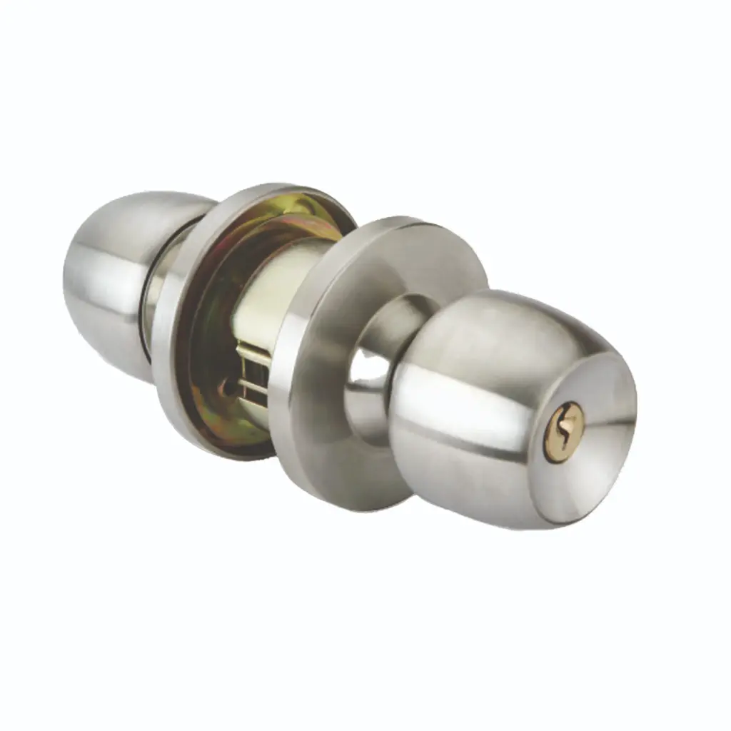 Cerradura de Pomo para Puerta de Acero Inoxidable - Tri-Circle