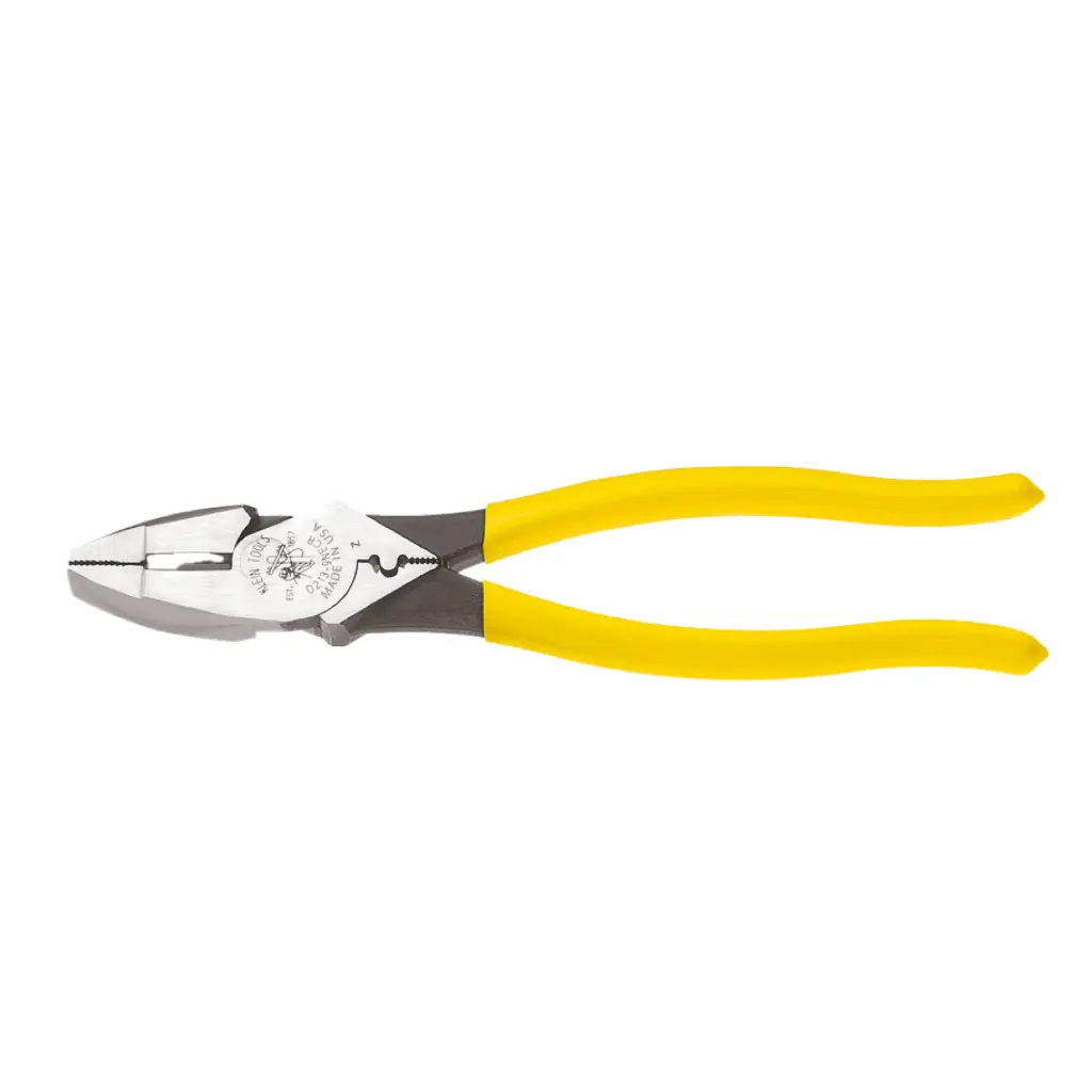 Alicate para Electricista de Punta Cuadrada para Ponchar de 9" - Klein Tools