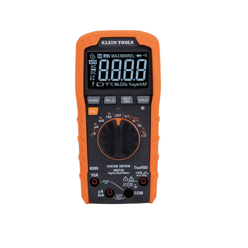 Multímetro Digital de Rango Automático de 600 V AC/DC - Klein Tools