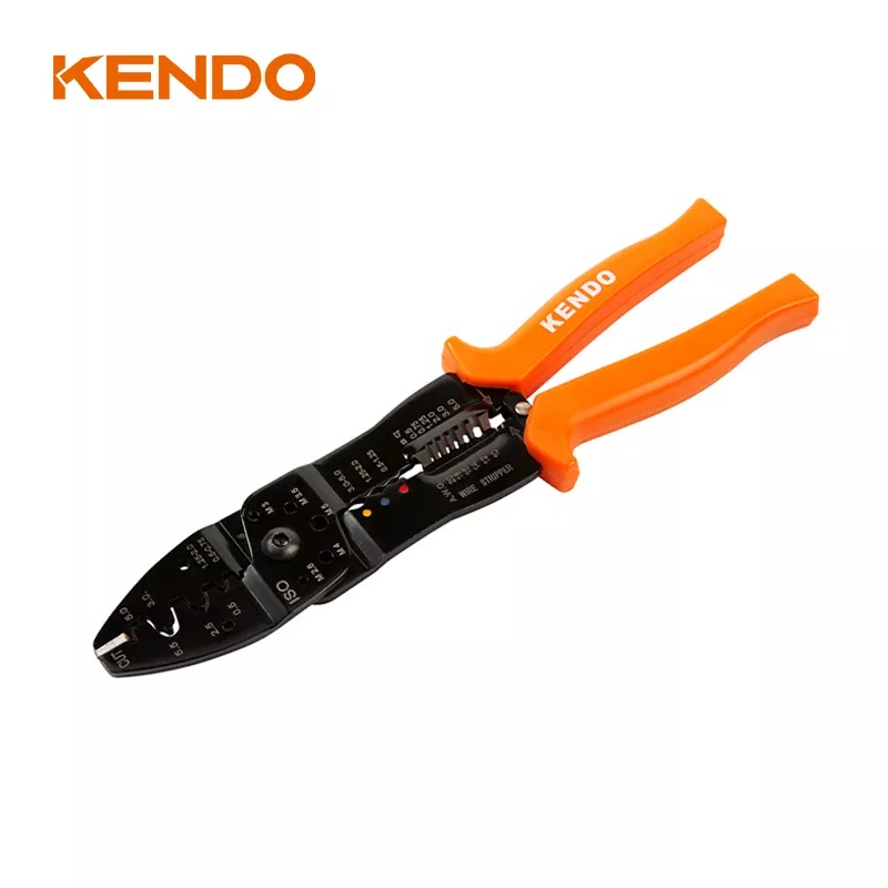 Pinza para Pelar Cable Eléctico de 0.6 mm a 2.6 mm (AWG 22 - 10) de 7" - Kendo