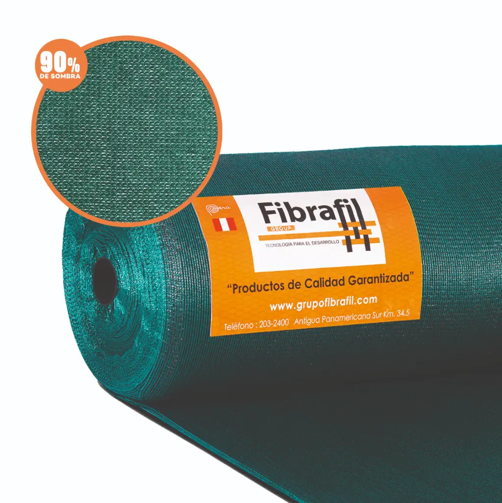Rollo de Malla Saran de 90% Sombra - Fibrafil