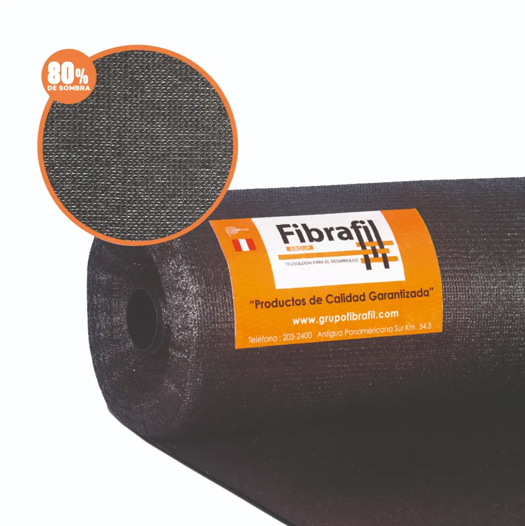Rollo de Malla Saran de 80% Sombra - Fibrafil