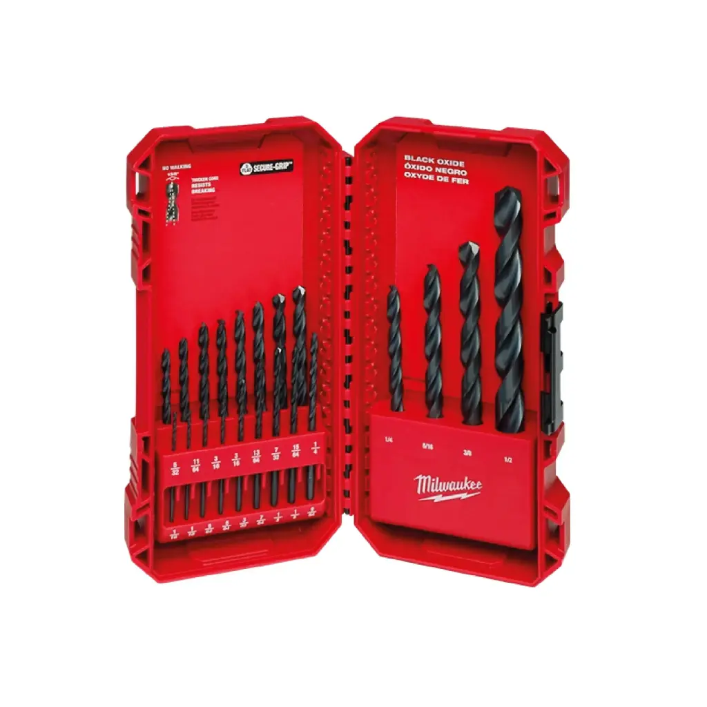 Juego de Broca de Acabado Oxido Negro para Metal Thunderbolt21 Pieza - Milwaukee