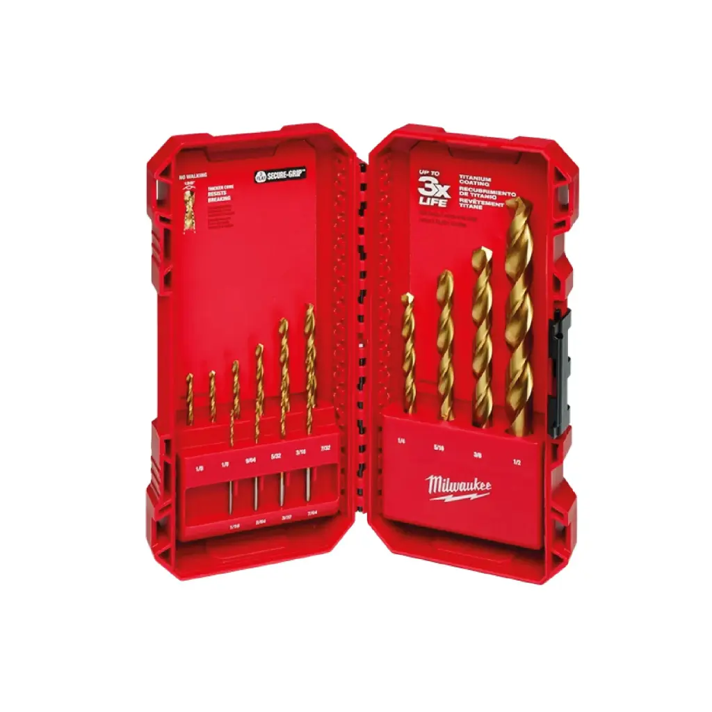 Juego de Broca de Titanio para Metal Thunderbolt 14 Pieza - Milwaukee
