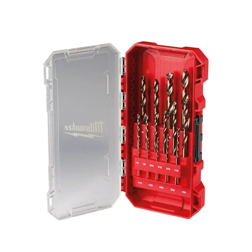 Juego de Broca de Cobalto para Metal Red Helix 15 Pieza - Milwaukee
