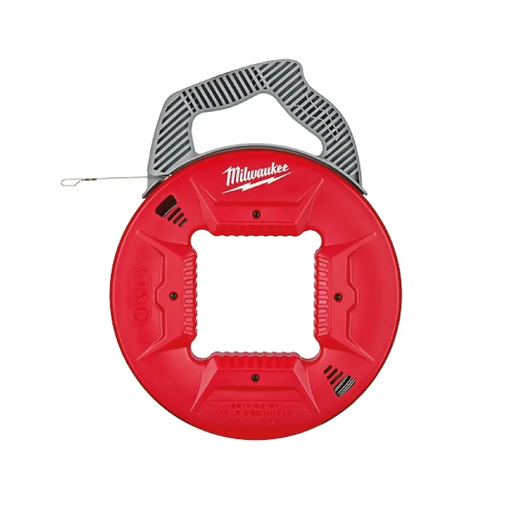 Cinta Pasacable de Acero Inoxidable de 1/8" con Estuche - Milwaukee