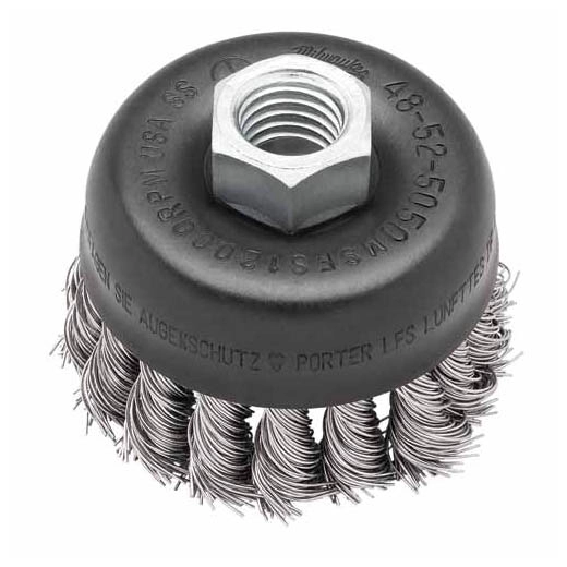 Cepillo de Copa de Acero Carbono - Milwaukee