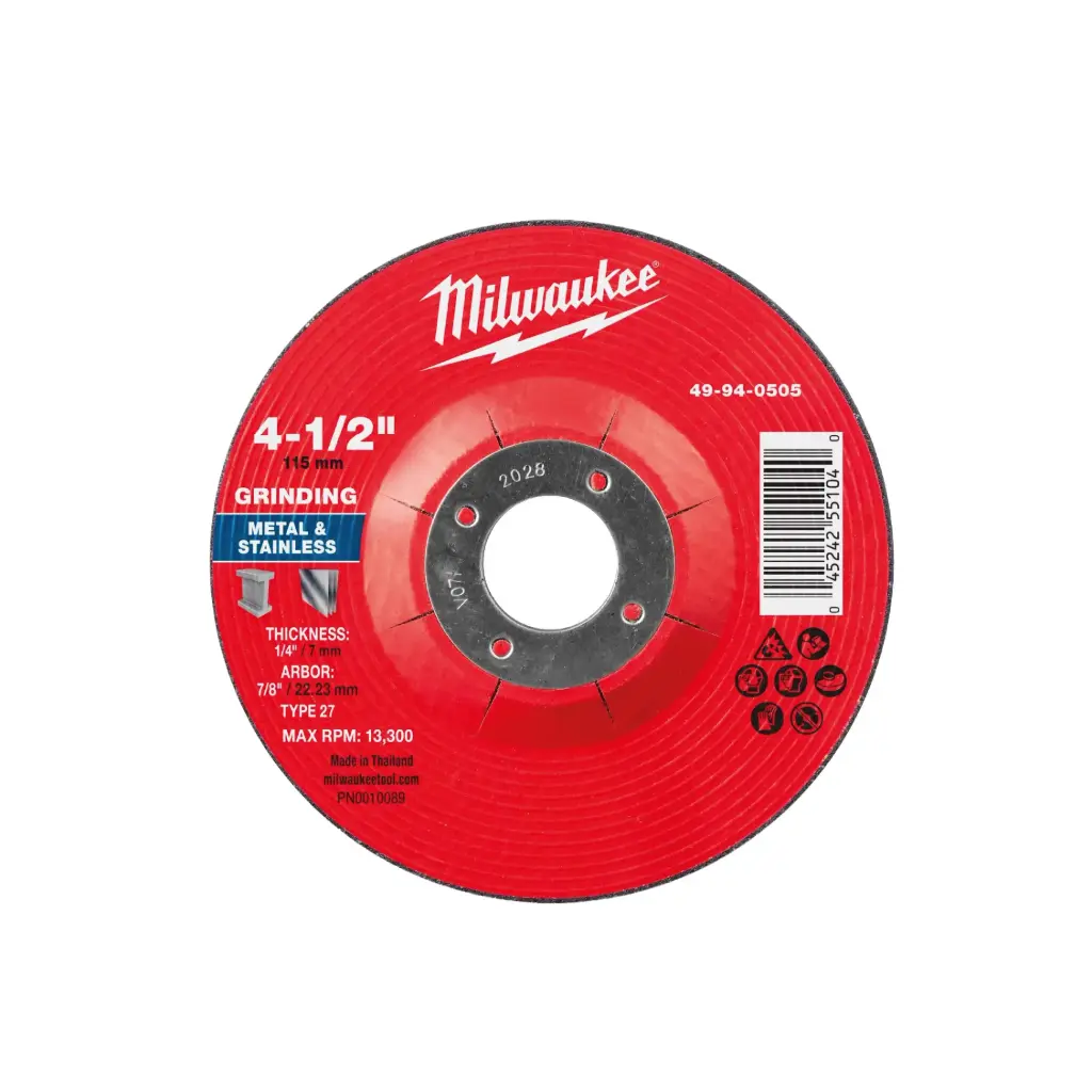 Disco de Corte Tipo 1 para Metal - Milwaukee