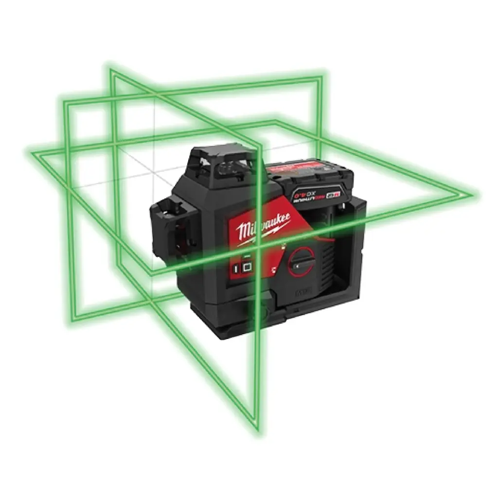 Nivel Laser Verde de 3 Planos en 360° M12 - Milwaukee