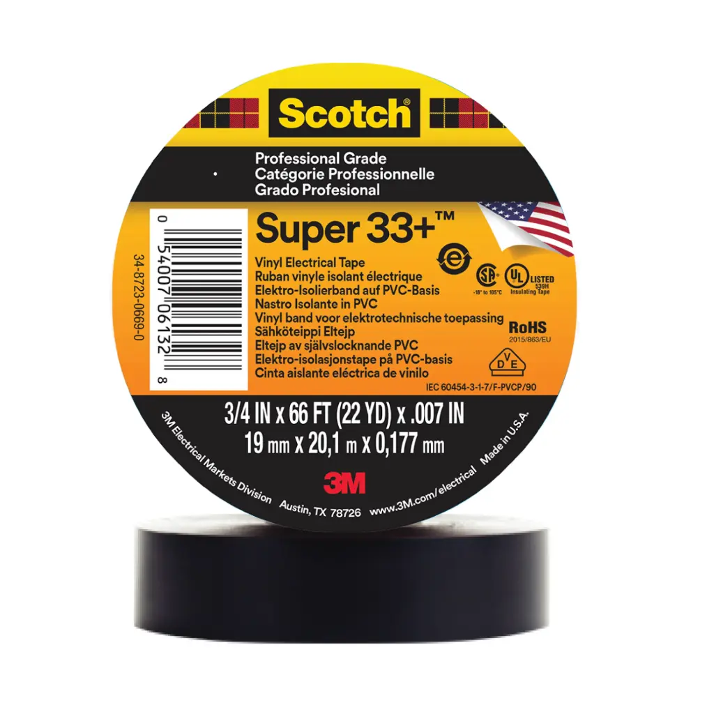Tape Eléctrico Scotch Super 33+ - 3M