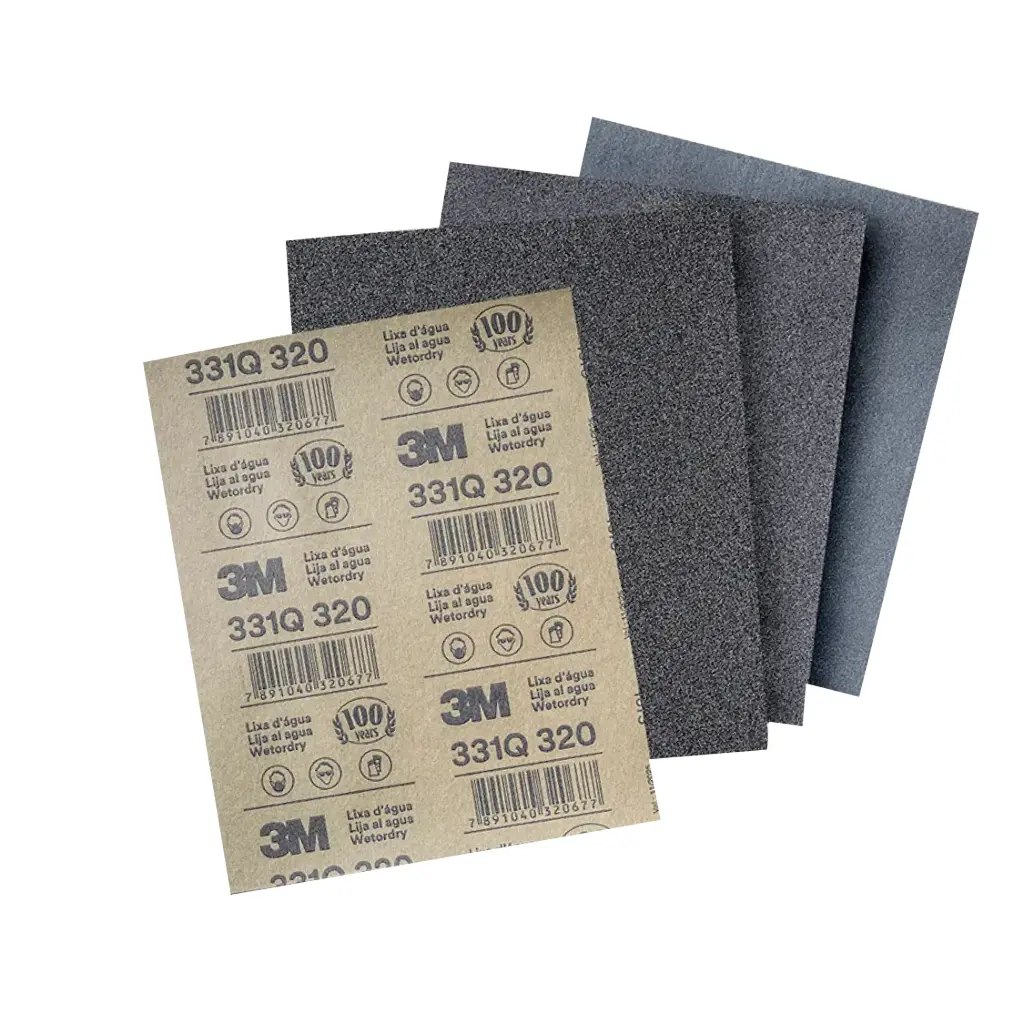 Lija de Agua - Wetordry 331Q - 9" x 11" - Paq. de 50 Uds. - 3M