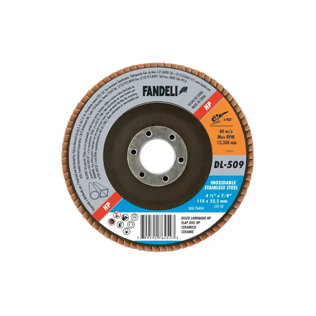 Disco Flap Inox High Performance - FANDELI