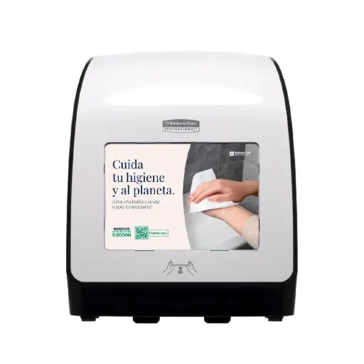 [KCP-30217685] Dispensador MOD Slimroll para Papel Toalla de Mano - Blanco y Negro - KCP
