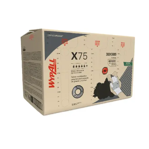 [KCP-30243089] Paños de Limpieza WypAll X75 FuerzaMax - Caja de 480 Paños - KCP
