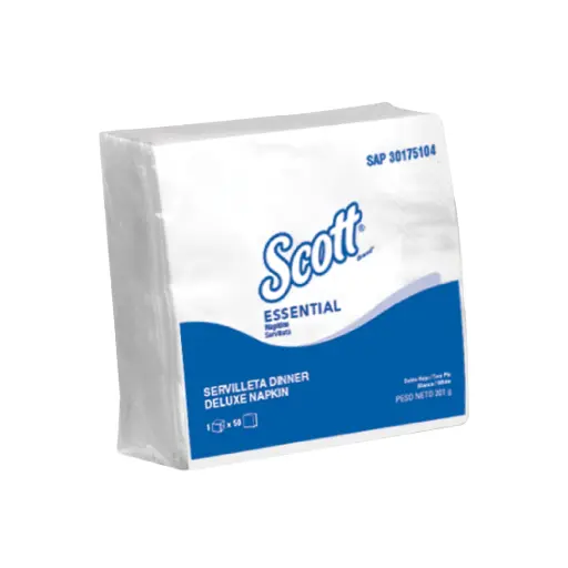 [KCP-30175104] Papel Servilleta - Blanco - Scott Essential Plus - Caja de 24 Paq. x 50 Hojas - KCP