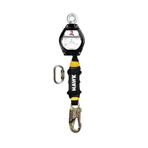 [HAWK-H/RWS-M-11FT] Línea Retráctil de Cinta c/Gancho Chico - 11' (3.5 m) - Hawk