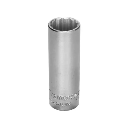 Socket Estriado Largo (76 mm) de 1/2" - Tramontina Pro