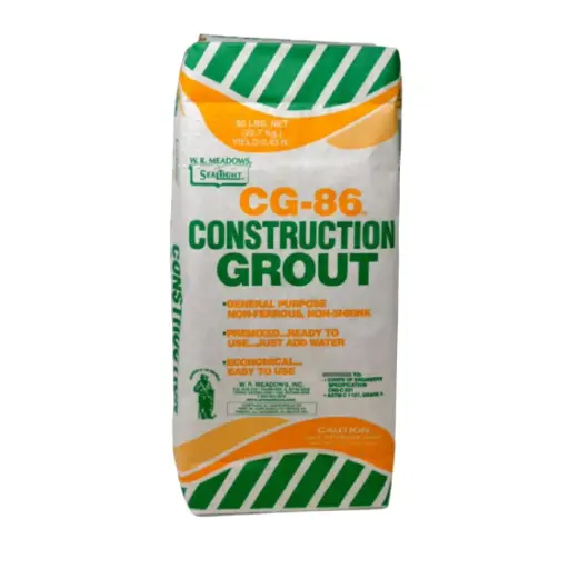 [WRM-8020050] Grout CG86 Mortero sin Contracción para Anclajes y Relleno de Precisión - WR Meadows