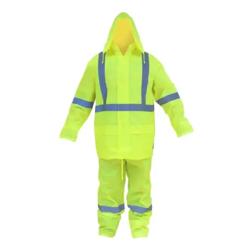 Capote de 2 Pieza con Cinta Reflectiva - WorkSafe