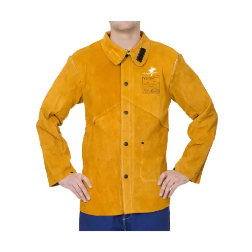 Jacket Naranja de Seguridad para Soldador Retardante al Fuego  - Modelo Cool FR - Weldas