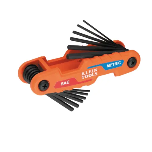 Juego de Llaves SAE Hexagonales Plegables - Klein Tools