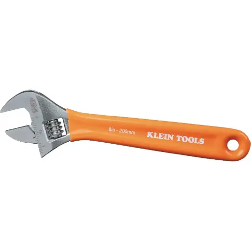Llave Ajustable de Capacidad Extra con Mango Revestido en Platico - Klein Tools