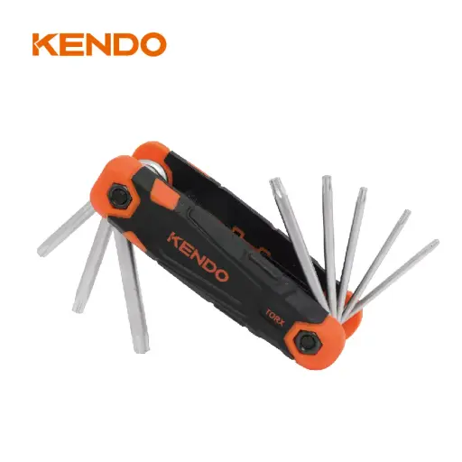 [KENDO-20718] Juego de Llave Torx Plegable de 8 Piezas - Kendo