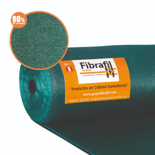 Rollo de Malla Saran de 90% Sombra - Fibrafil