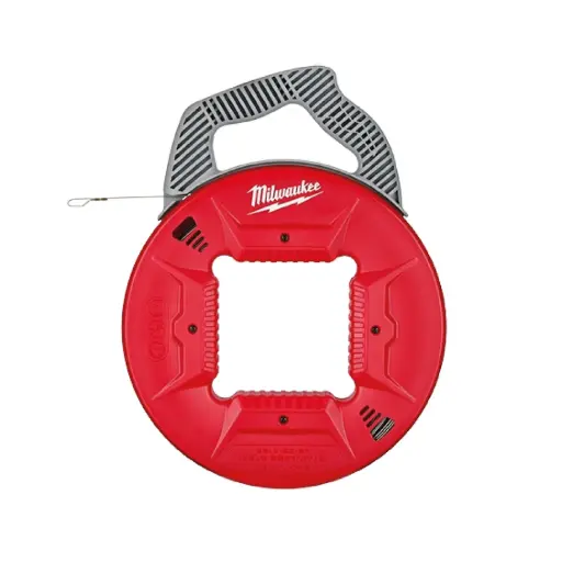 Cinta Pasacable de Acero Inoxidable de 1/8" con Estuche - Milwaukee
