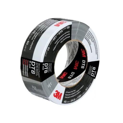 [3M-DT8] Cinta para Ductos DT8 de Polietileno Laminado a Tela de 8 mil - 1.88" x 60 yd - 3M