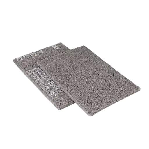 [3M-7448] Fibra Scotch-Brite Gris - Grado: Ultra Fina - 6" x 9" - Caja de 20 Uds. - 3M