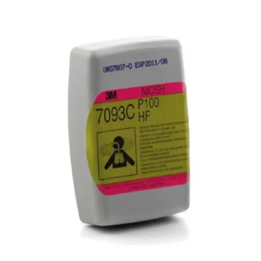 [3M-7093C] Filtro Fluoruro de Hidrágeno P100 con Alivio de Niveles Molestos de Vapor Orgánico y Gas Ácido - 3M