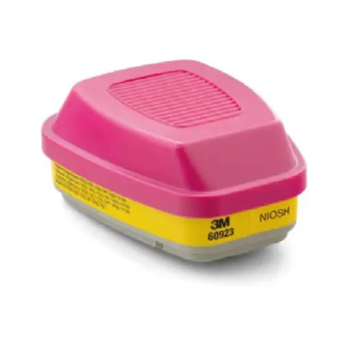 [3M-60923] Filtro Mixto de Repuesto 60923 para Vapores Orgánicos, Gases Ácidos y Partículas P100 - Paq. de 2 Unidades - 3M
