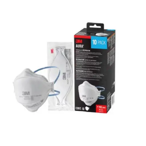 [3M-9205+] Respirador N95 para Particulas 9205+ Modelo Aura - 3M