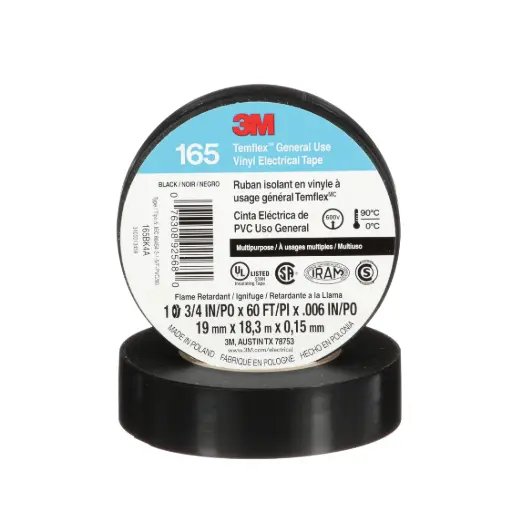 [3M-165-30'] Tape Eléctrico Temflex 165 - 3/4" x 30' - 3M